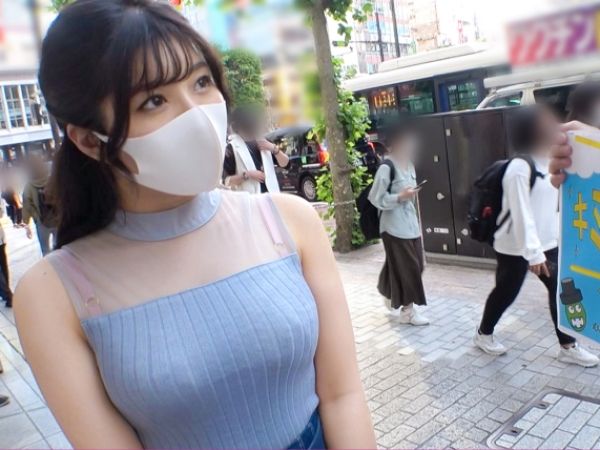 【素人ナンパ】美巨乳音大生が謝礼に釣られて即ハメSEX！ムチムチボディと敏感な反応がエロすぎる♪ねっとり愛撫でトロける表情がたまらない！出会ったばかりの男に激しく突かれて、うっとり発情しちゃう！♡