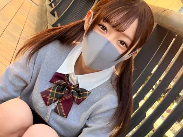 【ツインテール美少女の裏切り】『彼氏ごめん…』恋人がいるのに3PにハマっちゃうビッチJK！好き放題にハメられまくって、感じまくりでイキまくる！♡