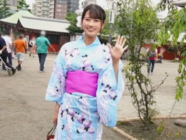 【テニサーJDの危険な夏】『ダメなのに…気持ちいい…』清楚系ビッチ女子大生が浴衣姿で親友の彼氏を誘惑！生ハメ着衣セックスで火照るカラダを抑えきれない！